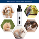 Cortador de Unhas Para Cães e Gatos Elétrico Silencioso USB Recarregável  (Pequeno e Médio Porte)