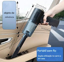 Aspirador De Pó 3 Em 1 Com Sucção e Sopro Integrados. Carregamento USB. Para Carros e Uso Doméstico.