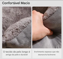 Cama para Cães e Gatos. Almofada de Pelúcia para Animais de Estimação.