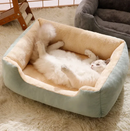 Cama para Cães e Gatos. Almofada de Pelúcia para Animais de Estimação.