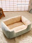 Cama para Cães e Gatos. Almofada de Pelúcia para Animais de Estimação.