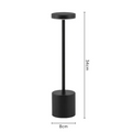Luminárias em Led de Mesa Sem Fio Recarregaveis Portátil,  Iluminação Regulável em 3 Cores para Quarto, Sala e Sala de Jantar