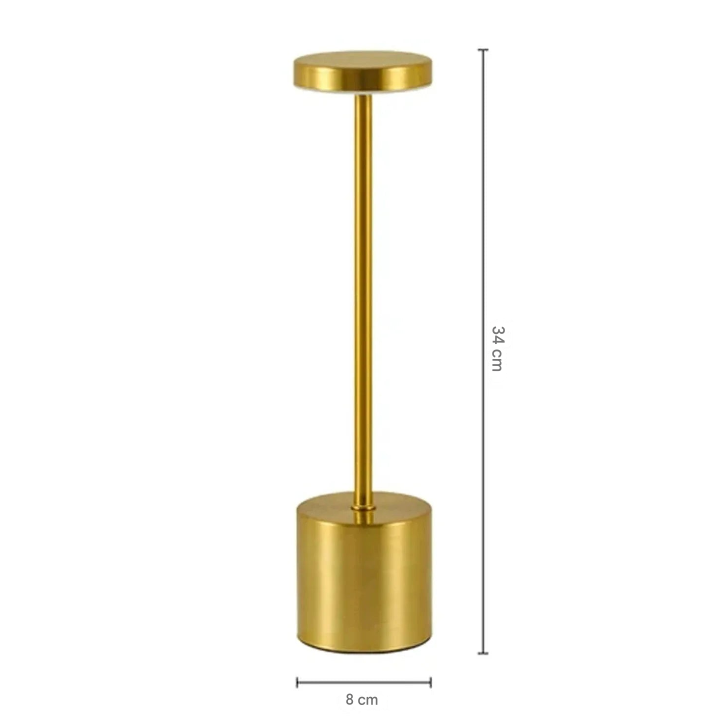 Luminárias em Led de Mesa Sem Fio Recarregaveis Portátil,  Iluminação Regulável em 3 Cores para Quarto, Sala e Sala de Jantar
