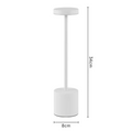 Luminárias em Led de Mesa Sem Fio Recarregaveis Portátil,  Iluminação Regulável em 3 Cores para Quarto, Sala e Sala de Jantar