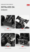 Carrinho Controle Remoto de alta velocidade, Caminhão Off-Road com Luzes LED, Brinquedo para Crianças e Adultos