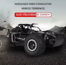 Carrinho Controle Remoto de alta velocidade, Caminhão Off-Road com Luzes LED, Brinquedo para Crianças e Adultos