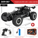 Carrinho Controle Remoto de alta velocidade, Caminhão Off-Road com Luzes LED, Brinquedo para Crianças e Adultos