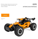 Carrinho Controle Remoto de alta velocidade, Caminhão Off-Road com Luzes LED, Brinquedo para Crianças e Adultos