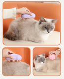 Escova Massageadora para Caes e Gatos  Elétrica 3 em 1. Escova Spray para Remoção de Pelos de Pets.