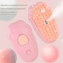 Escova Massageadora para Caes e Gatos  Elétrica 3 em 1. Escova Spray para Remoção de Pelos de Pets.