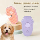 Escova Massageadora para Caes e Gatos  Elétrica 3 em 1. Escova Spray para Remoção de Pelos de Pets.
