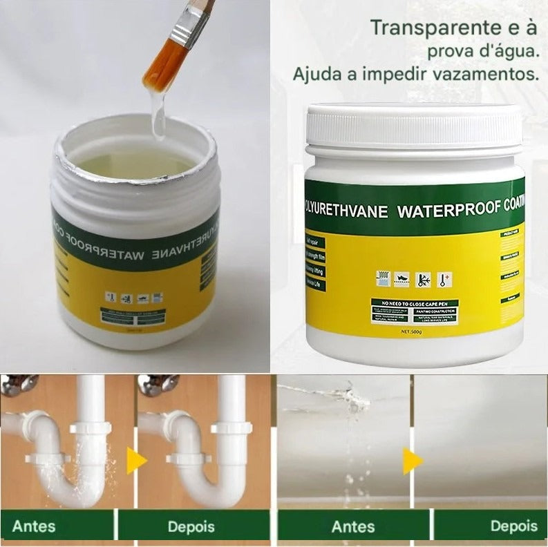 Selante Transparente à Prova D'Água. Agente Impermeável Invisível. Forte Cola Adesiva Anti-Vazamento.