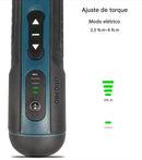 Chave de Fenda / Parafusadeira Elétrica Sem Fio 1300mAh, Bateria De Lítio Recarregável, Torque Ajustável.