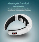 Massageador De Pescoço, Almofada de Massagem Para Vértebras, Compressa Quente Para Ombro e Pescoço