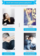 Massageador De Pescoço, Almofada de Massagem Para Vértebras, Compressa Quente Para Ombro e Pescoço