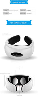 Massageador De Pescoço, Almofada de Massagem Para Vértebras, Compressa Quente Para Ombro e Pescoço