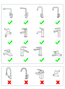 Extensor de Torneira Rotativa De 1080 | AquaFlex