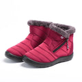 Bairuilun Botas Femininas Clássicas, Impermeáveis, Baixas e Casuais De Inverno, Botas De Cano Curto Para Mulheres