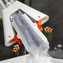 Mop Rodo Esfregão Dobrável de Algodão  - Espreme Sem as mãos - Refil Substituível  - Limpeza Doméstica