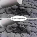 Tapete Antiderrapante de Fibra em Relevo para Banheiro e Sala de Estar