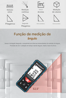 Trena Medidor de Distância a Laser Mileseey. Metro e Fita Métrica.