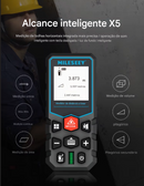 Trena Medidor de Distância a Laser Mileseey. Metro e Fita Métrica.